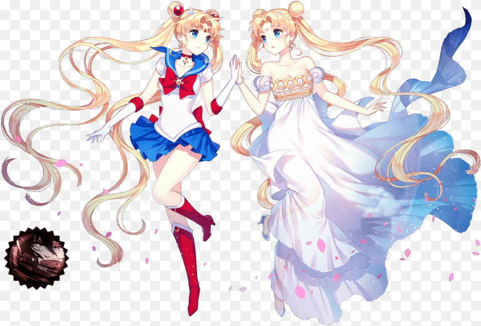 Sailor Moon And Princess Serenity, Book, Publication, Comics, Adult Free Png Download