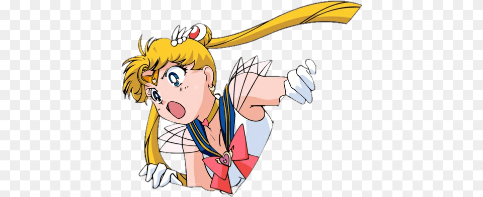 Sailor Moon Anime Chibi Transparent 80s Sailor Moon, Baby, Person, Face, Head Png