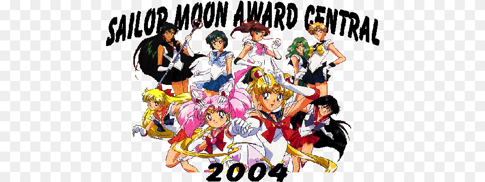 Sailor Moon Award Central Poster Sailor Moon, Book, Comics, Publication, Baby Free Png