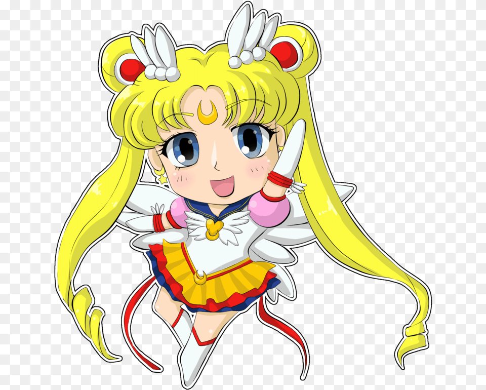 Sailor Moon Chibi, Book, Comics, Publication, Baby Png Image