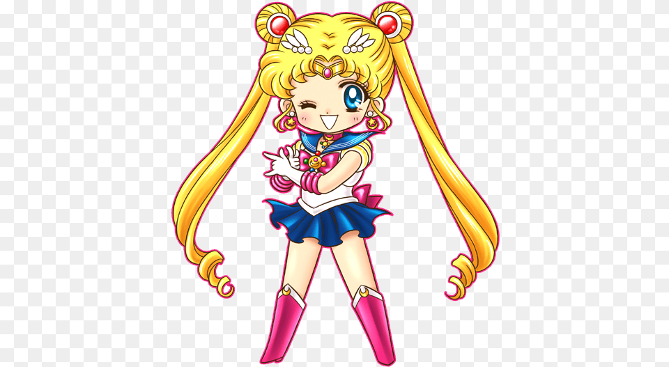 Sailor Moon Chibi, Book, Comics, Publication, Baby Png