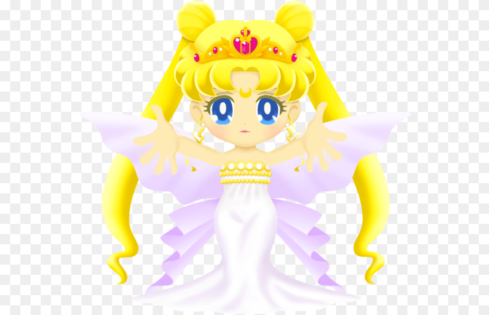 Sailor Moon Chibi Neo Queen Serenity, Baby, Person, Face, Head Free Png