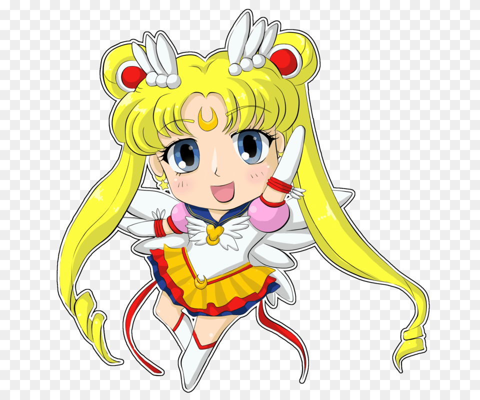 Sailor Moon Clip Art, Book, Comics, Publication, Baby Free Png Download