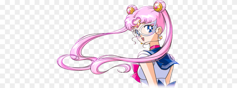 Sailor Moon Clipart Pink Transparent Sailor Moon Pink Transparent, Book, Comics, Publication, Face Free Png Download