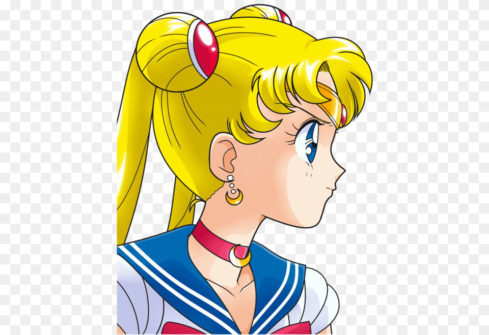 Sailor Moon Clipart Saylor Sailor Moon Before And After, Book, Comics, Publication, Adult Free Png Download