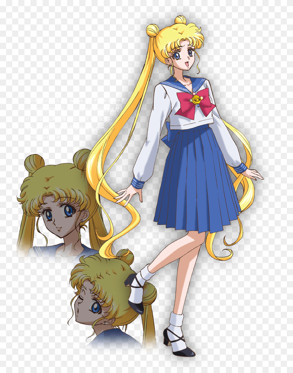 Sailor Moon Crystal Characters, Book, Comics, Manga, Publication Png