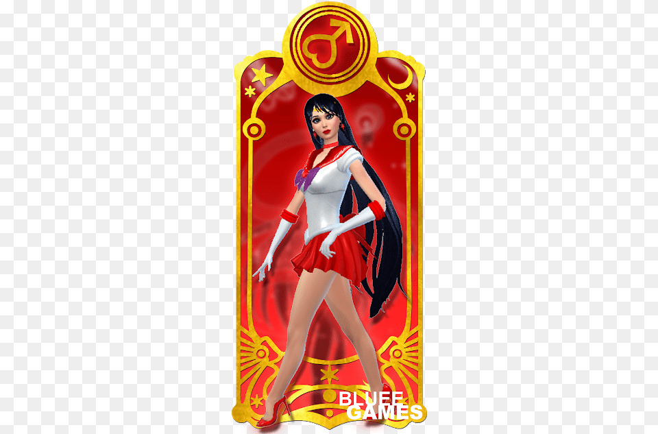 Sailor Moon Crystal Sailor Mars, Adult, Publication, Person, Female Free Png