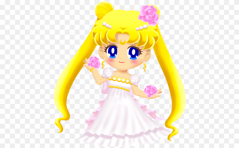 Sailor Moon Drops Princess Serenity, Doll, Toy, Face, Head Png Image