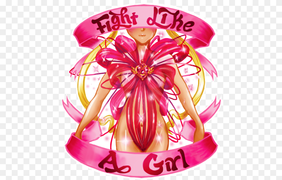 Sailor Moon Fight Like A Girl, Figurine, Birthday Cake, Cake, Cream Free Png Download
