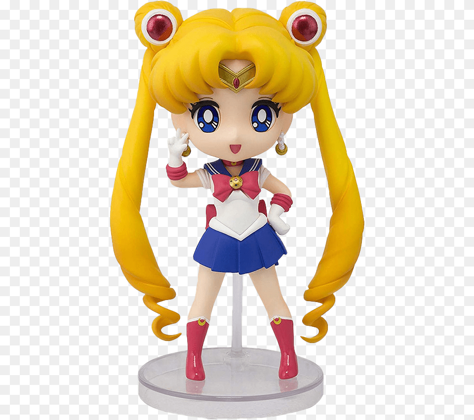 Sailor Moon Figuarts Sailor Moon Figuarts Mini, Figurine, Baby, Person, Face Free Png Download