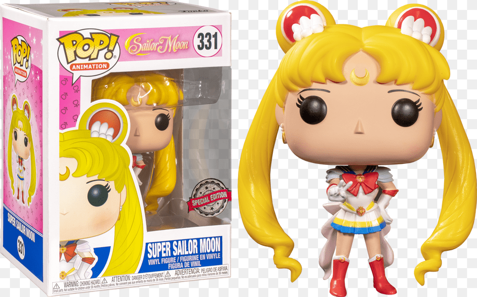 Sailor Moon Funko Pop, Toy, Doll, Person, Baby Free Transparent Png