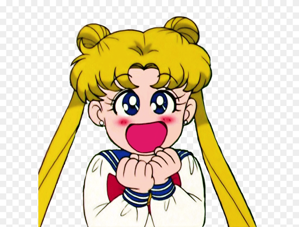 Sailor Moon Hangman Sailor Moon, Cartoon, Baby, Person, Face Free Png