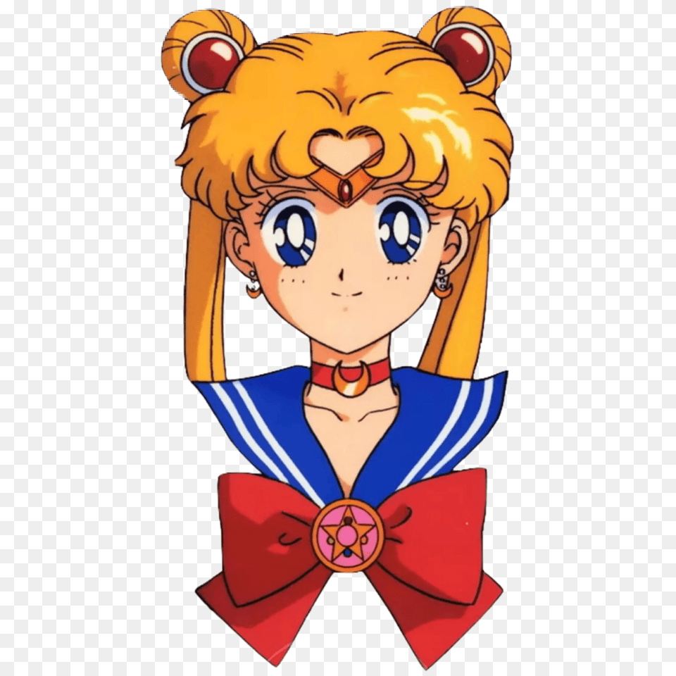 Sailor Moon Kawaii Cute Anime Usagi Tsukino, Accessories, Formal Wear, Tie, Baby Png