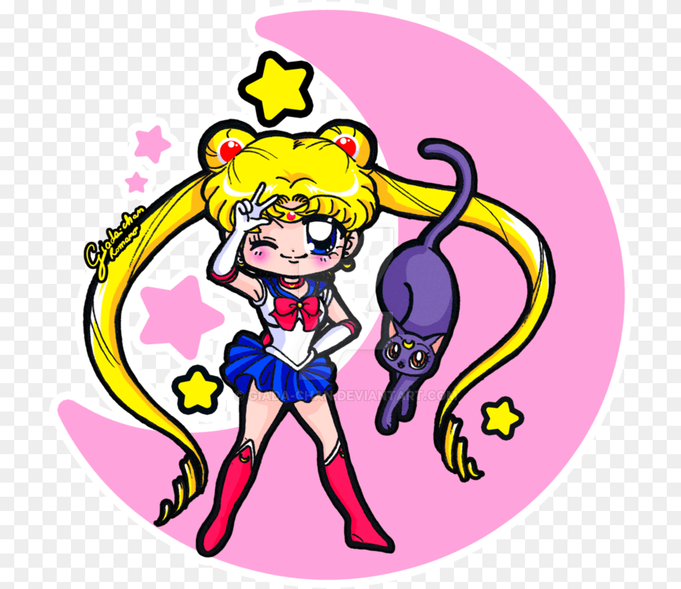 Sailor Moon Luna E Artemis, Book, Comics, Publication, Person Free Png