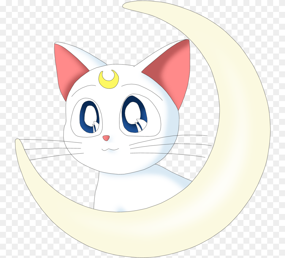 Sailor Moon Luna White, Nature, Outdoors, Night, Astronomy Free Png Download