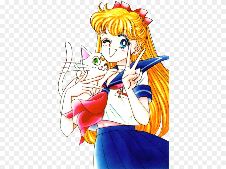 Sailor Moon Manga Sailor V, Book, Comics, Publication, Baby Free Transparent Png
