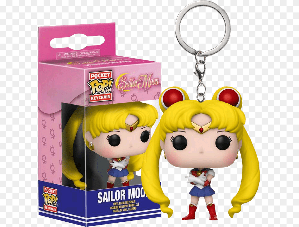Sailor Moon Pocket Pop Keychain, Baby, Person, Doll, Face Free Png Download