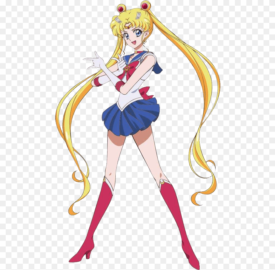 Sailor Moon Sailor Moon Crystal Transparent, Book, Comics, Publication, Person Free Png Download