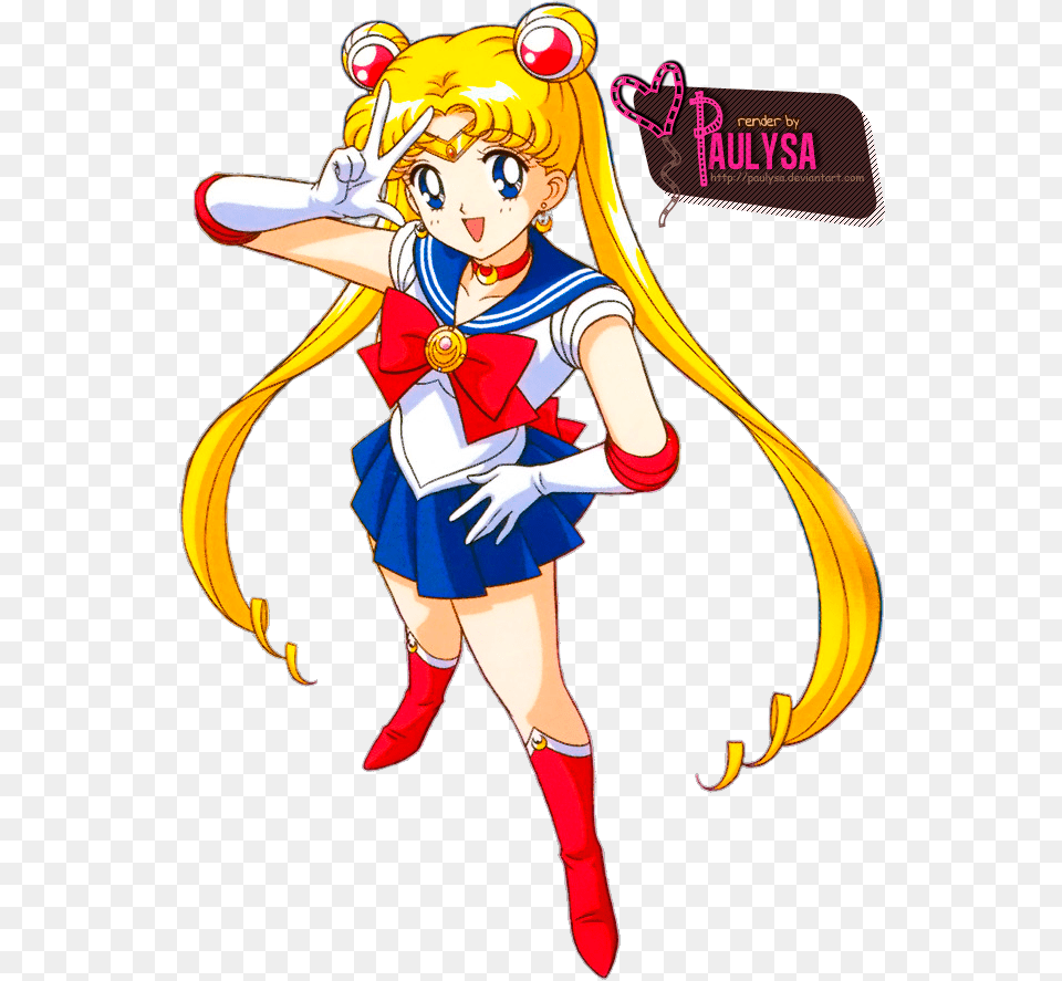 Sailor Moon Serena, Book, Publication, Comics, Person Free Png
