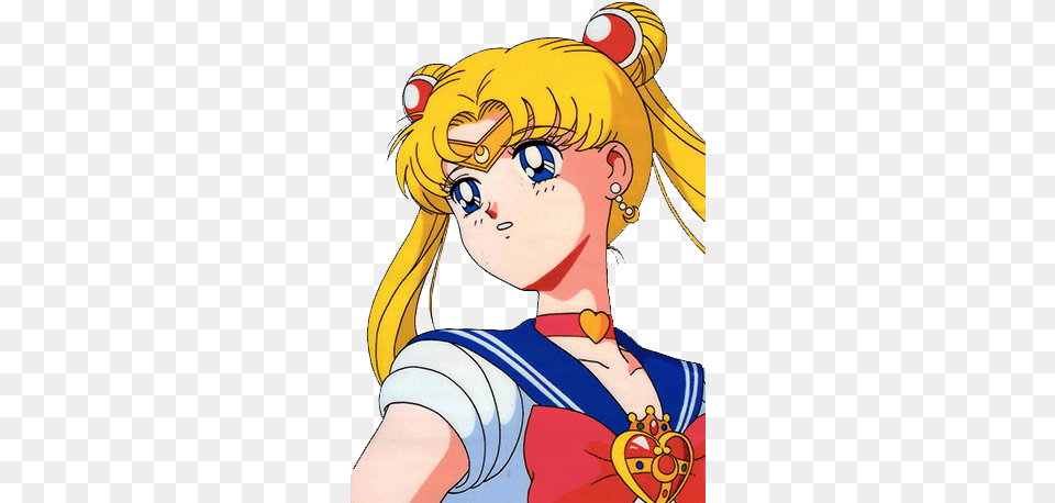 Sailor Moon Snapchat Filter, Book, Comics, Publication, Adult Free Png