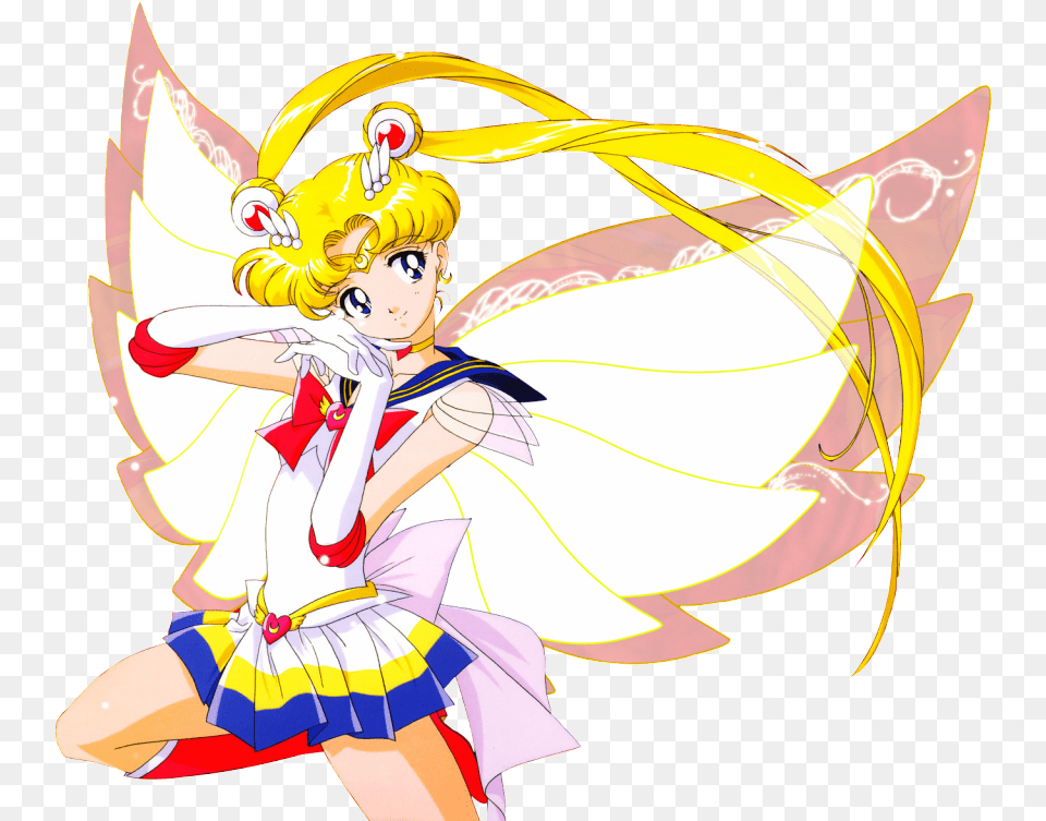 Sailor Moon Super S Manga Photo Sailor Moon Sfondo Usagi, Book, Comics, Publication, Person Png Image
