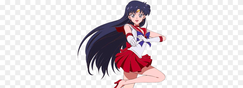 Sailor Moon Super Sailor Moon Crystal Sailor Mars, Book, Comics, Publication, Person Png Image