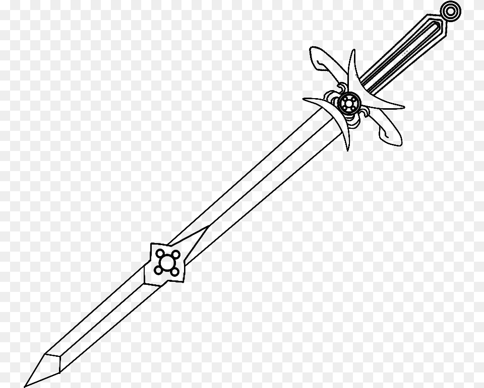 Sailor Moon Sword Manga, Gray Free Transparent Png