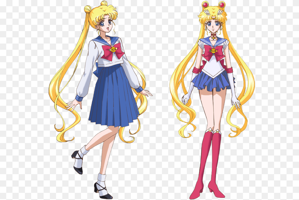 Sailor Moon Usagi School, Book, Comics, Publication, Girl Free Png