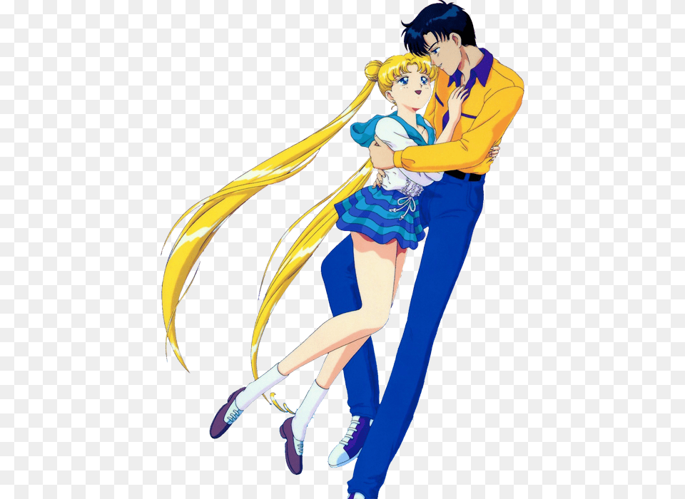 Sailor Moon Y Darien, Book, Comics, Publication, Adult Png Image