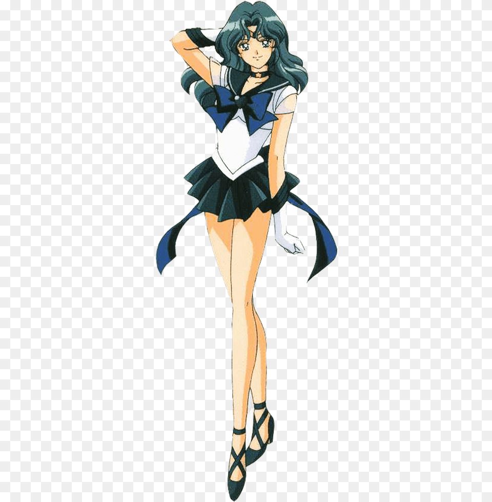 Sailor Neptune Sailor Moon Neptune Image Song, Book, Publication, Comics, Adult Free Png