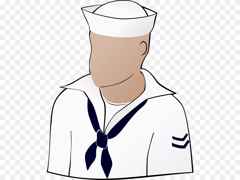Sailor Person Navy Sail Maritime Adult Male Clip Art Sailor, Sailor Suit, Man, People, Accessories Free Png Download