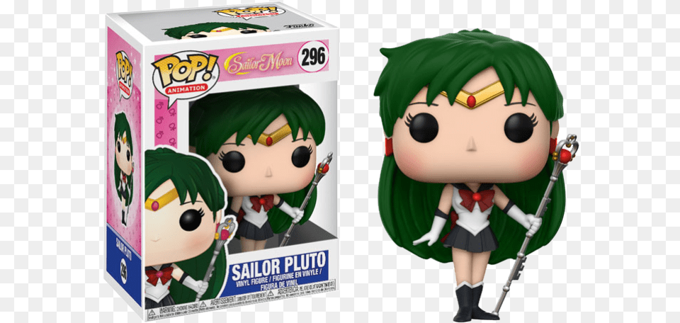 Sailor Pluto Funko Pop, Person, Baby, Book, Comics Free Png Download