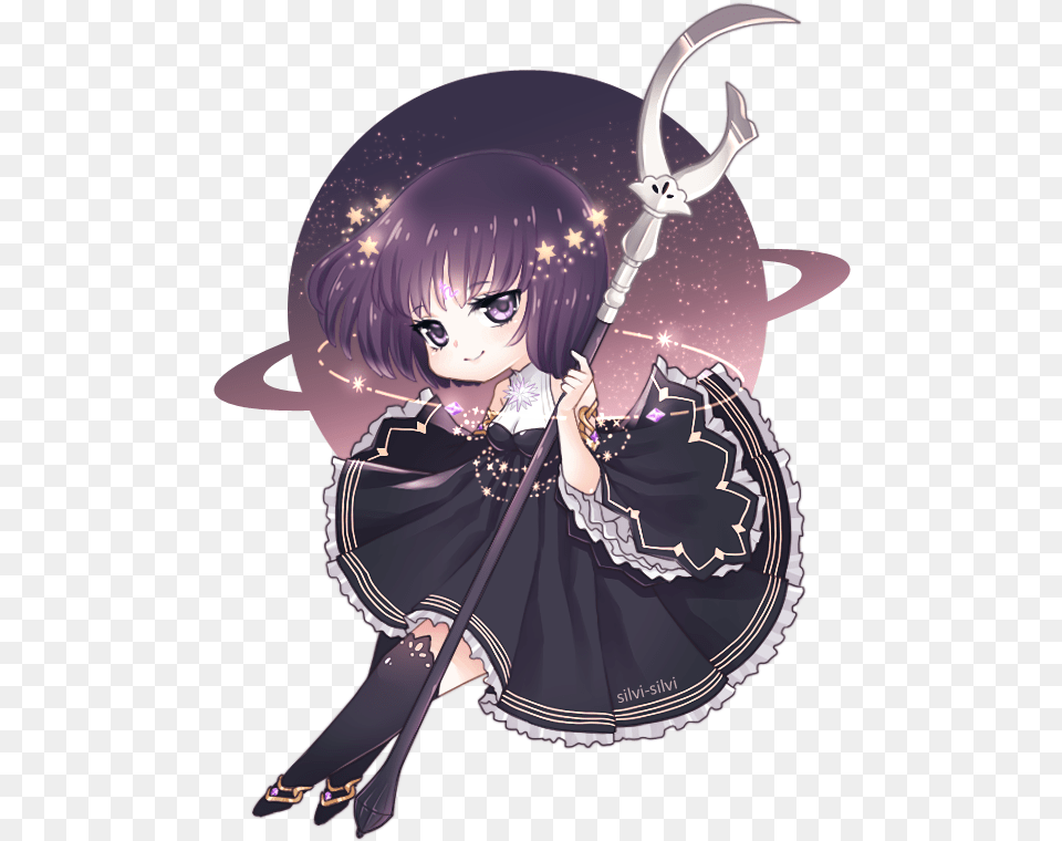 Sailor Saturn Art, Book, Comics, Publication, Weapon Png