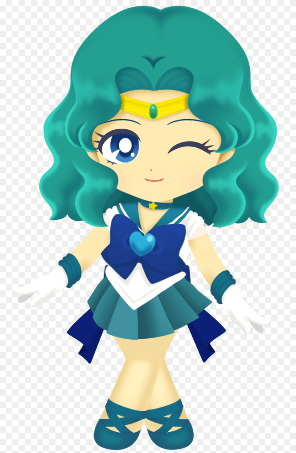 Sailor Uranus And Neptune Chibi, Baby, Person, Clothing, Costume Free Transparent Png