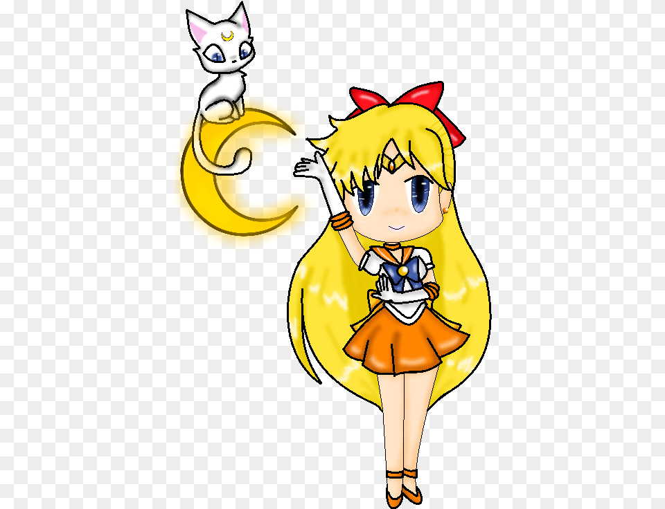 Sailor Venus Cartoon, Baby, Person, Publication, Book Free Transparent Png