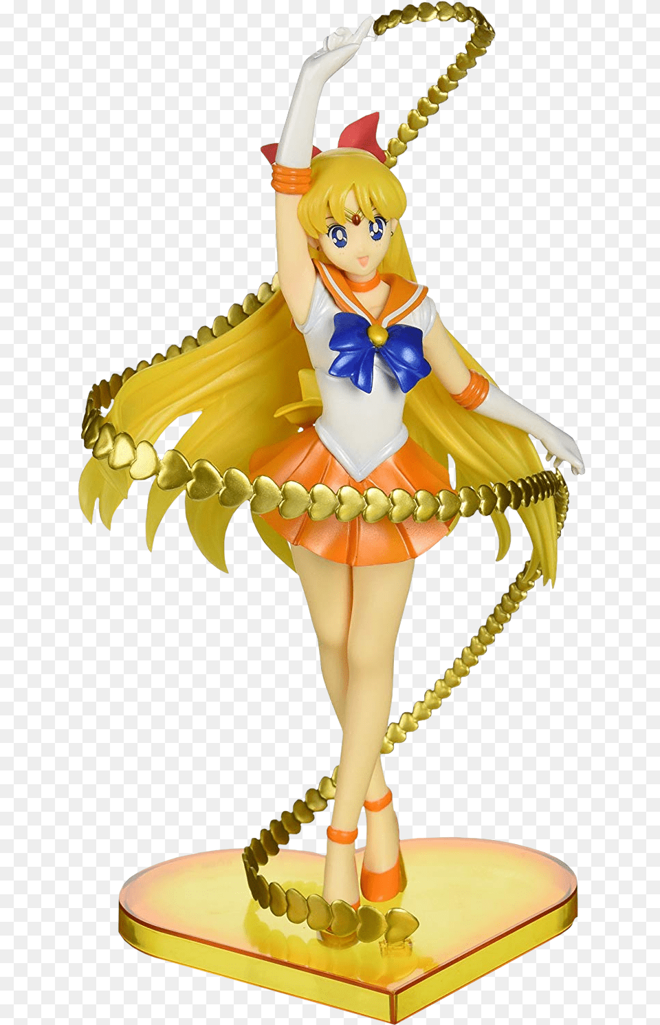 Sailor Venus Figuarts Zero 8 Statue Sailor Venus Figure Bandai, Figurine, Doll, Toy, Face Png Image