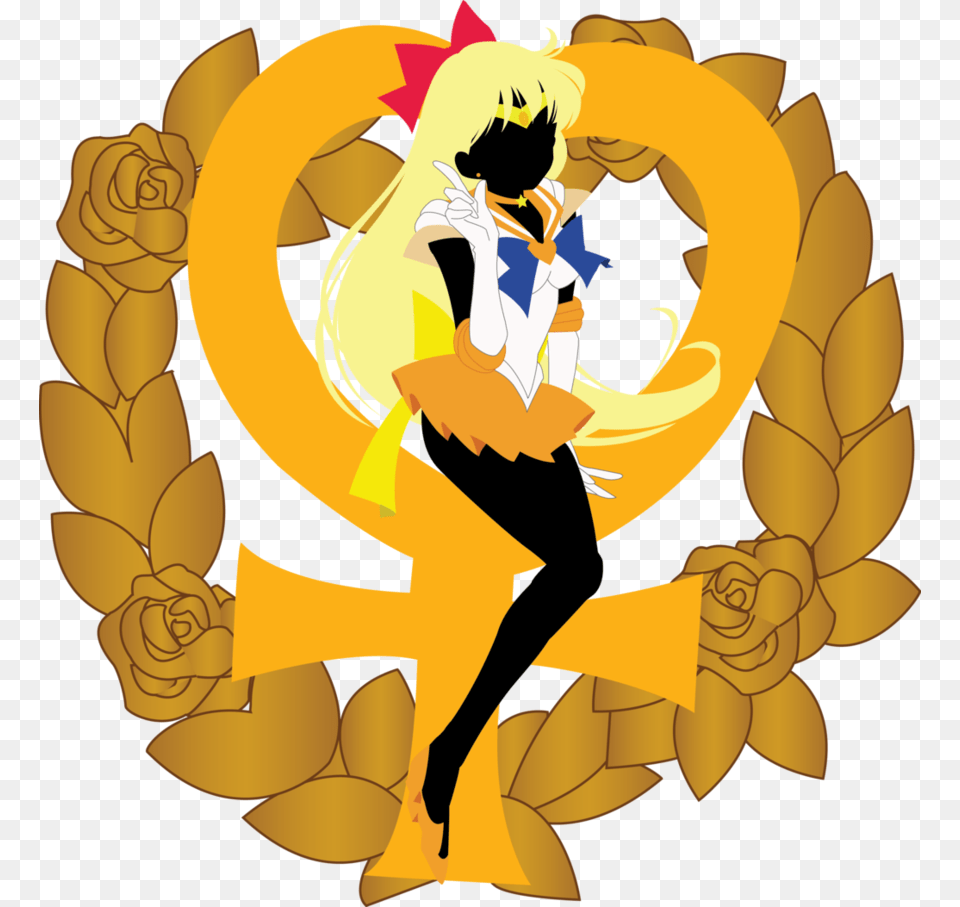 Sailormoon Anime Sailor Venus Simbolo Sailor Venus, Logo, Person Free Png