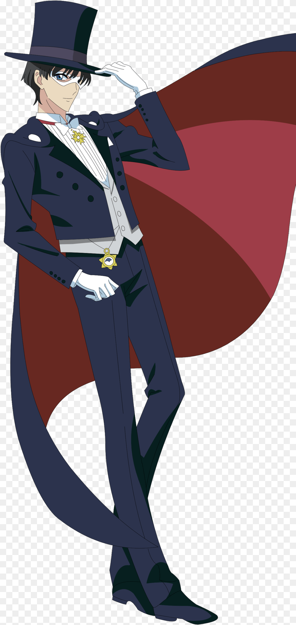 Sailormoon Tuxedomask Darien Mamoruchiba Crystalsailormoon Tuxedo Mask Sailor Moon Transparent, Publication, Book, Comics, Person Png Image