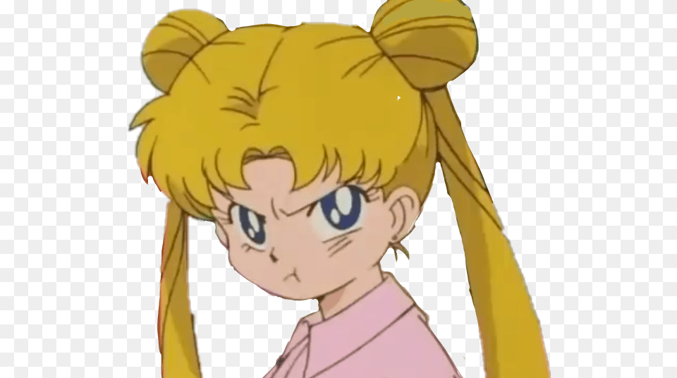 Sailormoon Usagitsukino Aesthetic Sailormoonaesthetic Aesthetic Sailor Moon, Baby, Person, Anime, Face Png Image