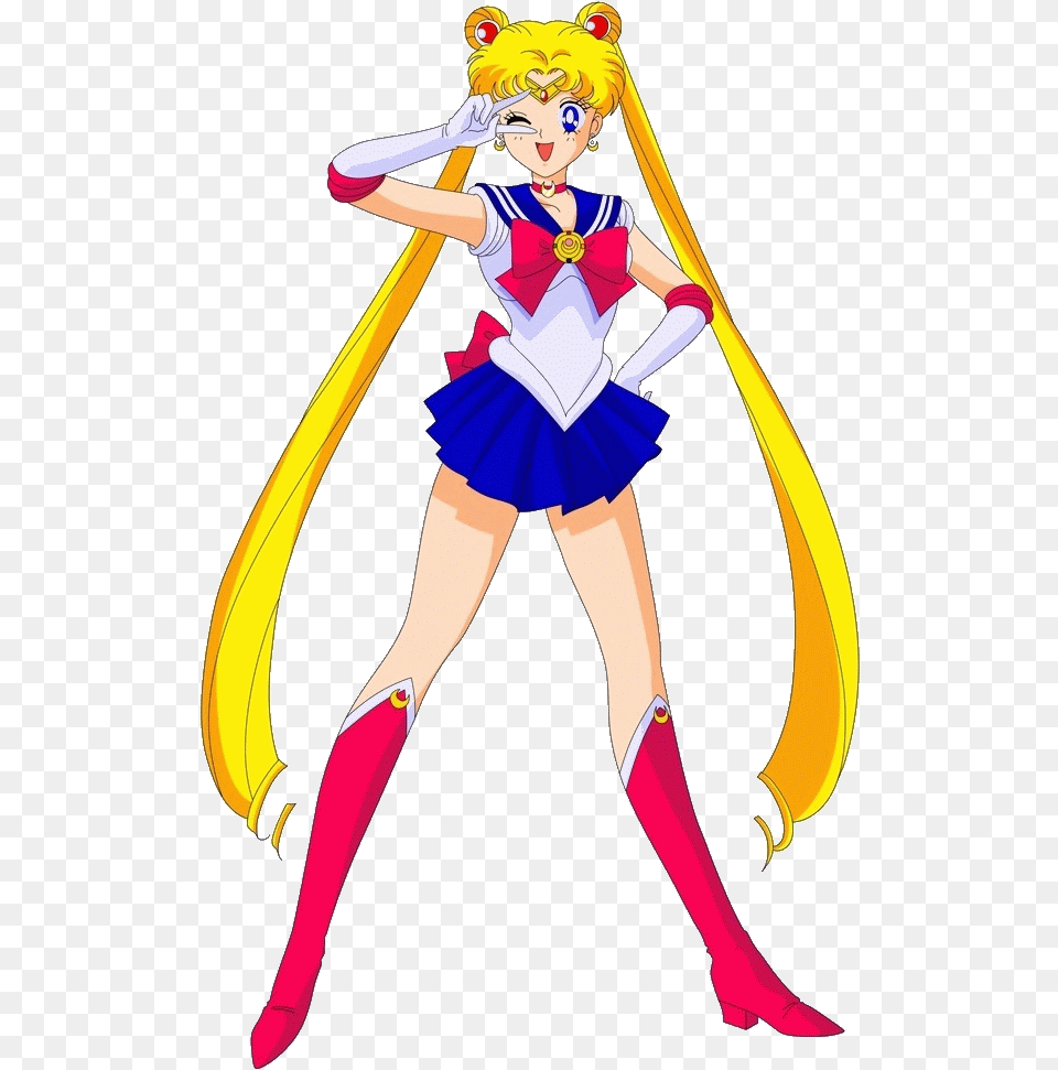 Sailormoonclipart Sailor Moon Poses, Book, Comics, Publication, Adult Free Png