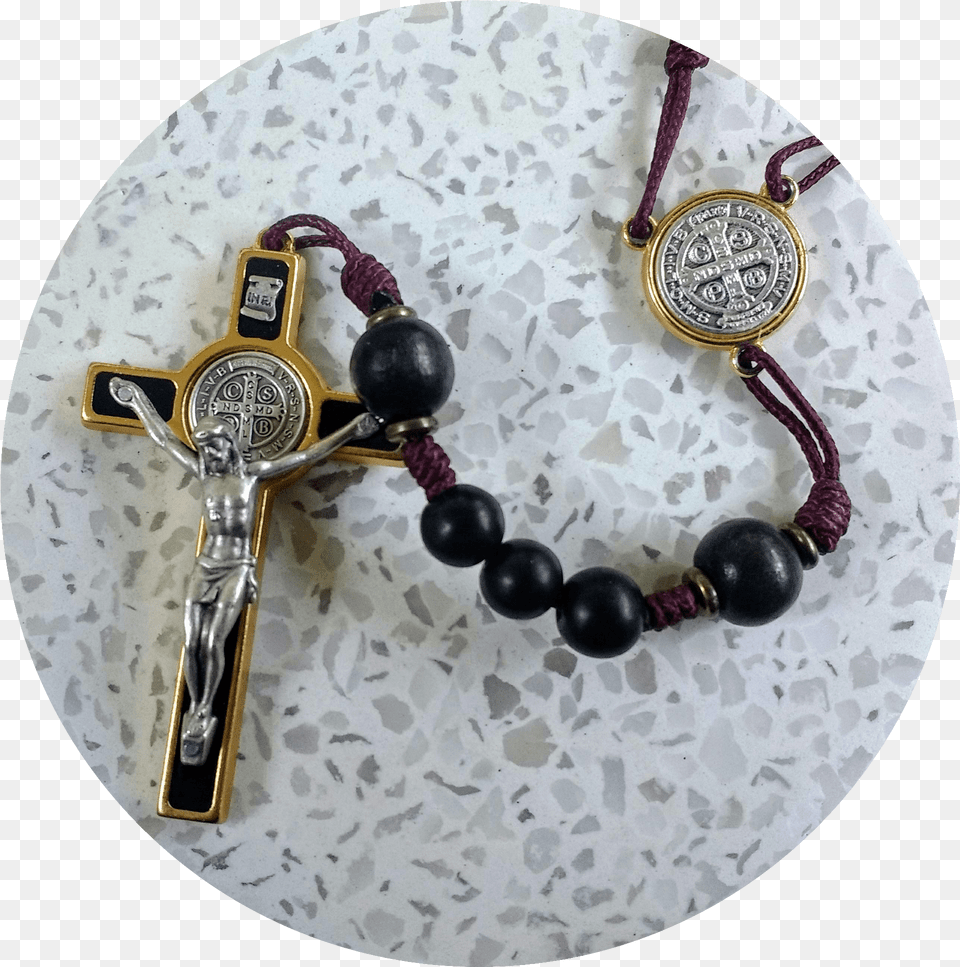 Saint Benedict Rosary Bracelet, Accessories, Cross, Symbol, Bead Free Transparent Png