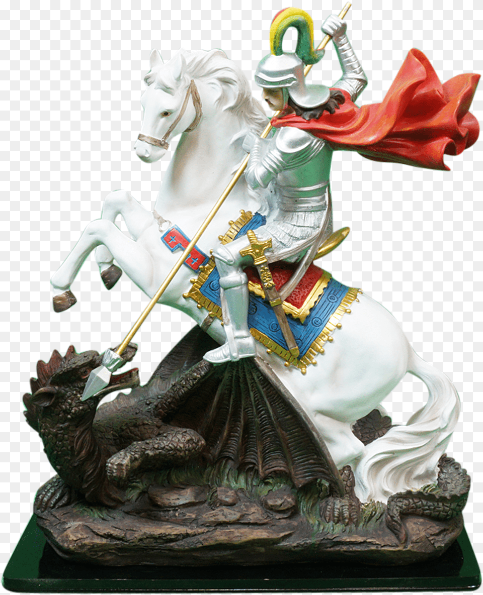 Saint George Statue Fictional Character, Figurine, Adult, Wedding, Person Free Png Download