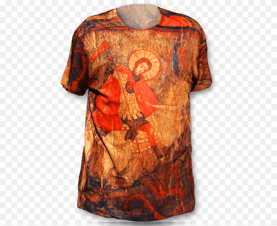 Saint George T Shirt Saint George, Clothing, T-shirt, Adult, Male Png