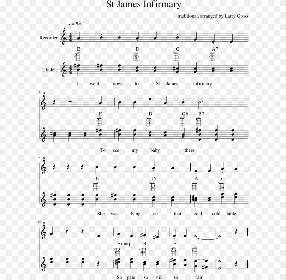 Saint James Infirmary Blues Ukulele, Gray Free Png Download