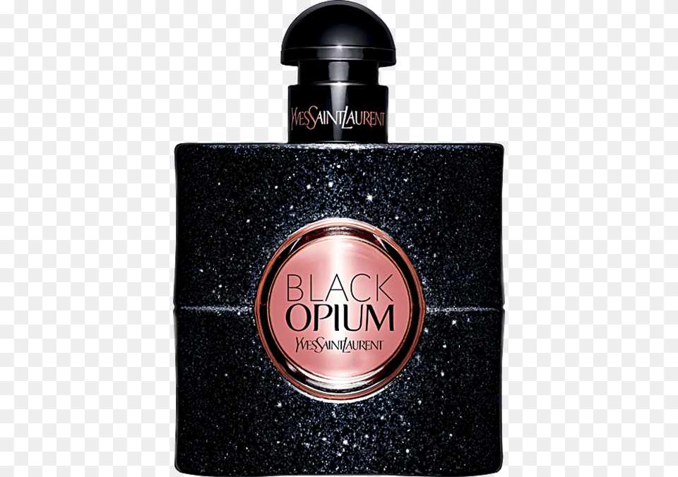 Saint Laurent Black Opium Eau De Parfum 90 Ml, Bottle, Cosmetics, Perfume Free Transparent Png