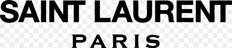 Saint Laurent Logo Saint Laurent Logo, Gray Free Transparent Png
