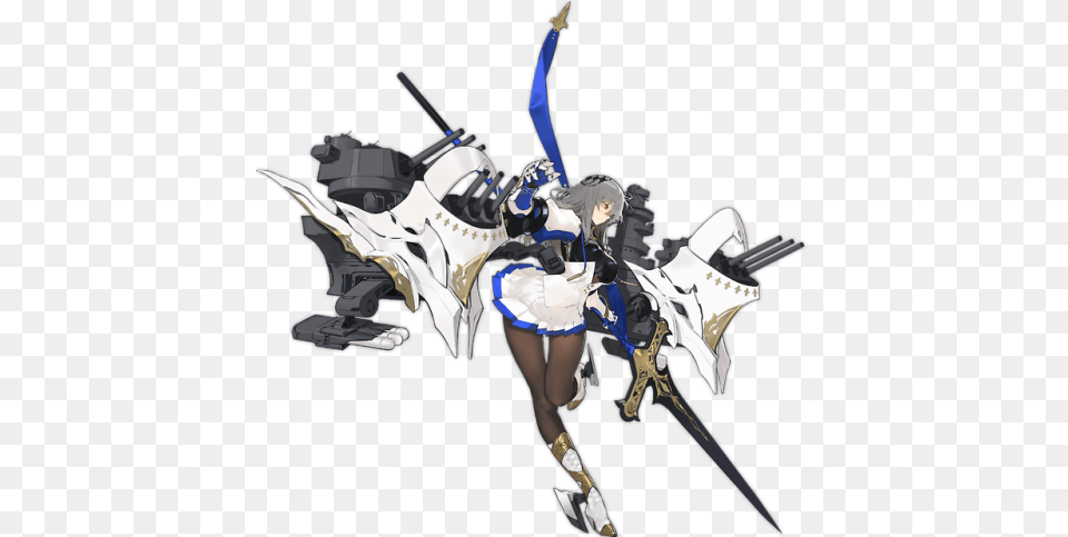 Saint Louis Azur Lane, Weapon, Sword, Adult, Person Free Png