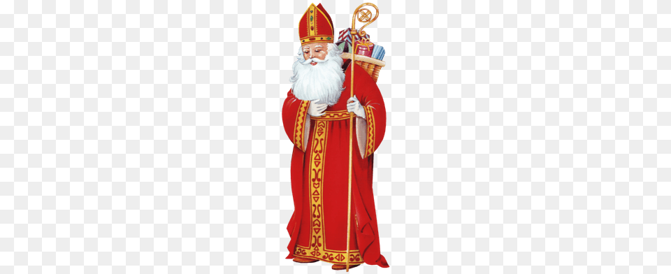 Saint Nicholas, Clothing, Costume, Person, Adult Png Image