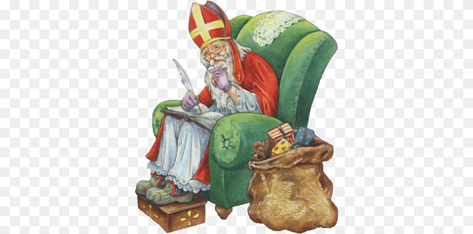 Saint Nicholas Writing, Art, Painting, Furniture, Baby Free Transparent Png