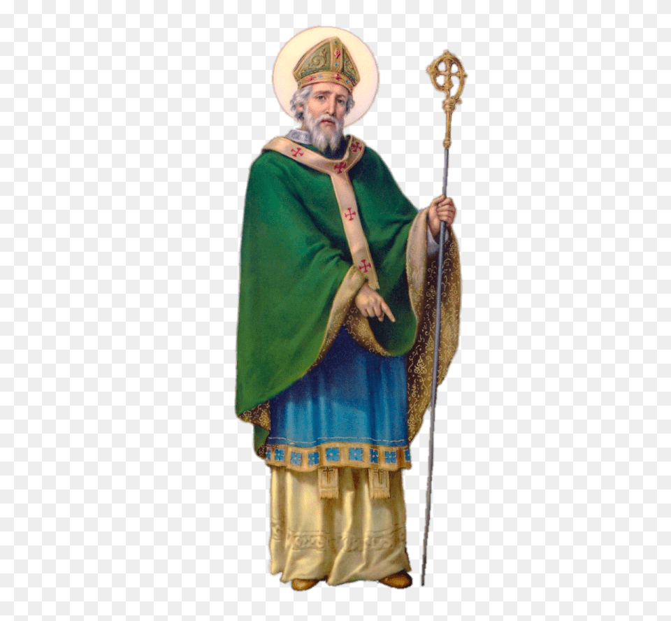 Saint Patrick, Fashion, Adult, Male, Man Png Image